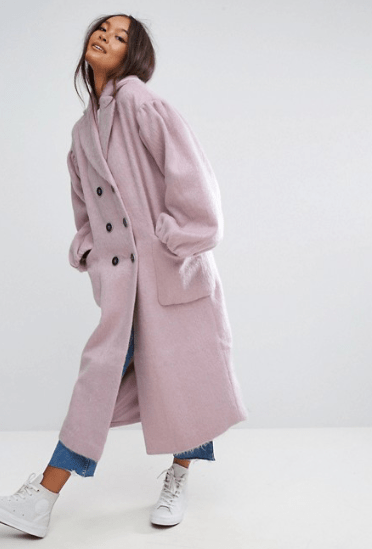 Manteau à manches exagérées asos