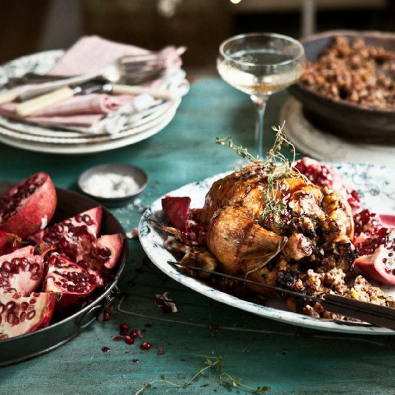 Poulet-roti-grenade-noix-orange-recette-noel-reveillon-idees