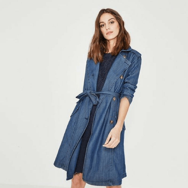 promod-trench-denim-brut