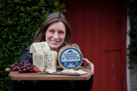 Sarah Furno et son Cashel Blue fromage