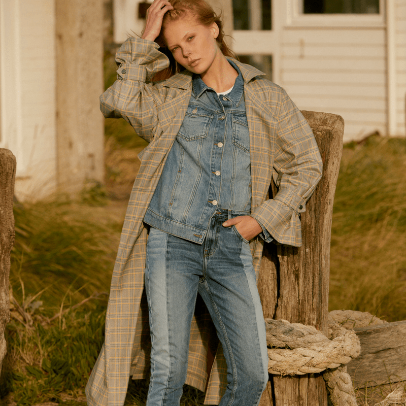 Trench-long-carreaux-primark