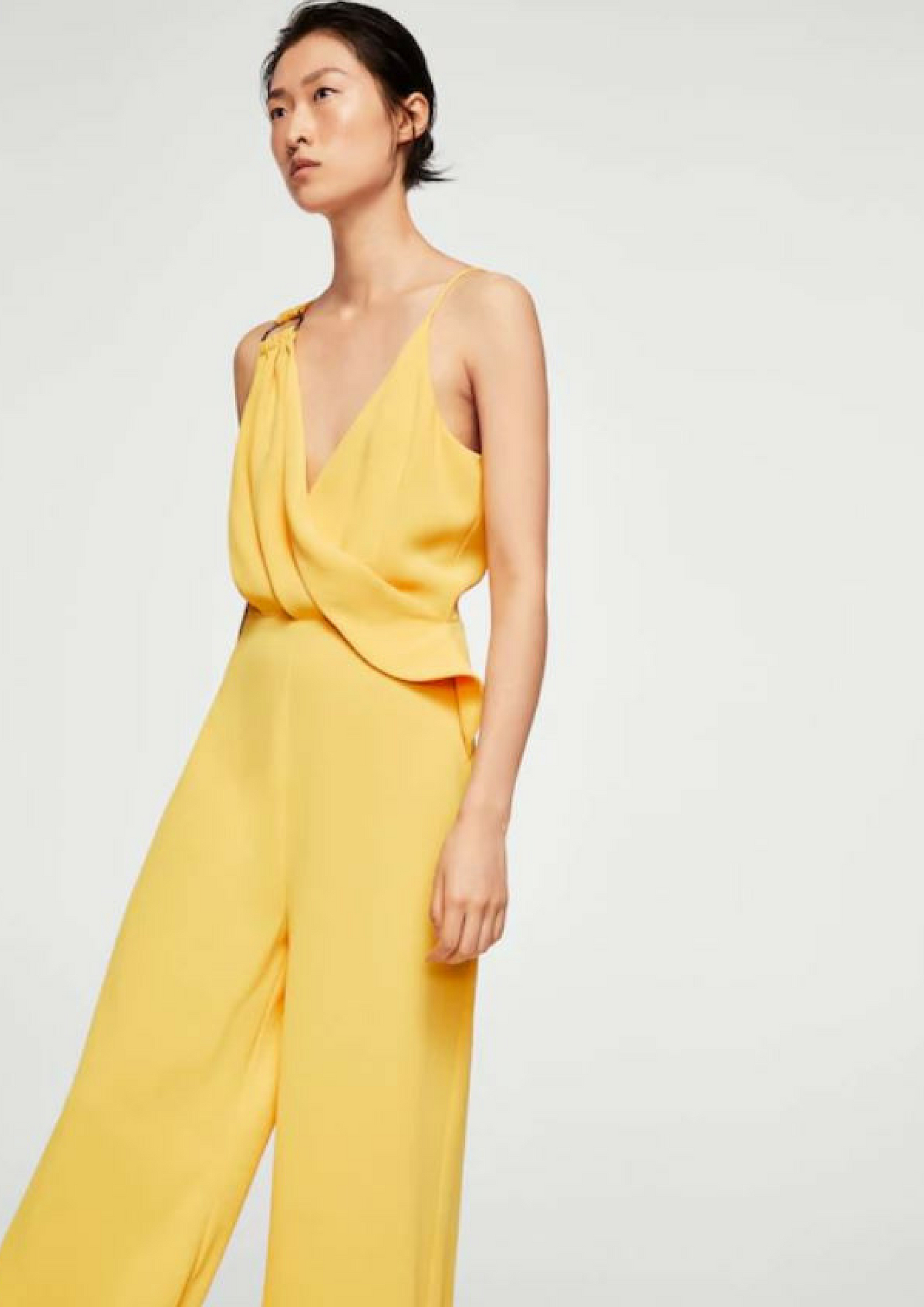 tenue-mariage-invite-femme-combinaison-pantalon-mango-jaune