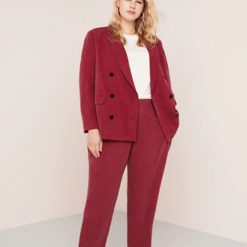 cotume-tailleur-velours-mango-violetta-grande-taille-rouge