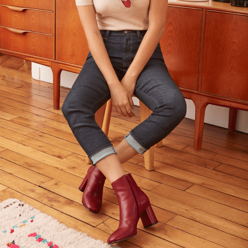 minelli-boots-polly-bordeaux