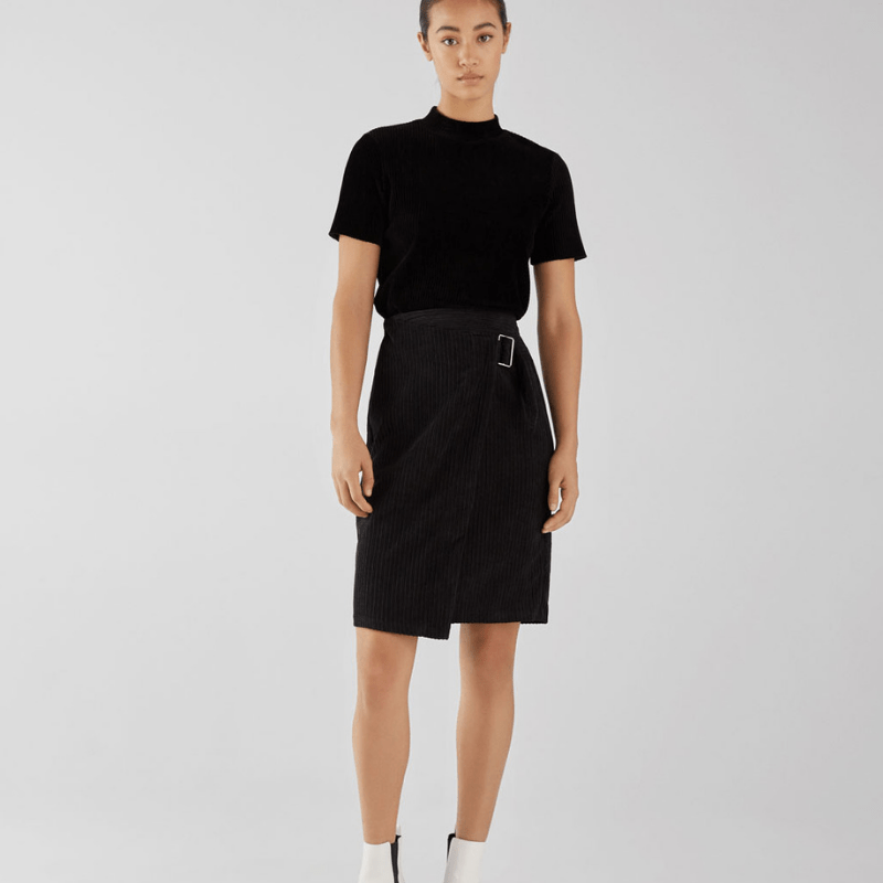 jupe-portefeuille-bershka-velours