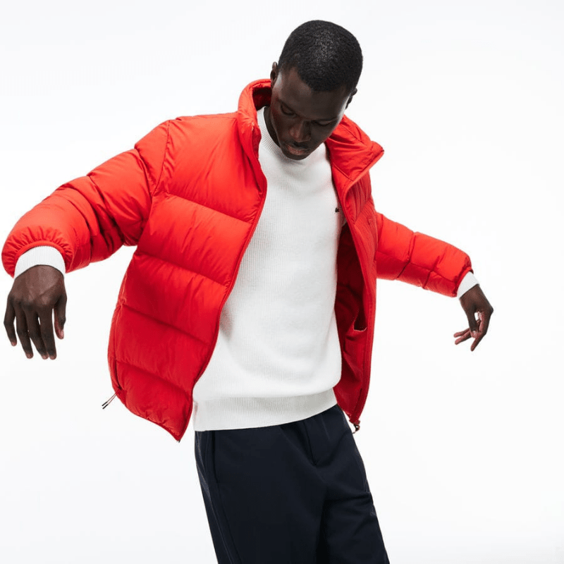 doudoune-rouge-homme-lacoste
