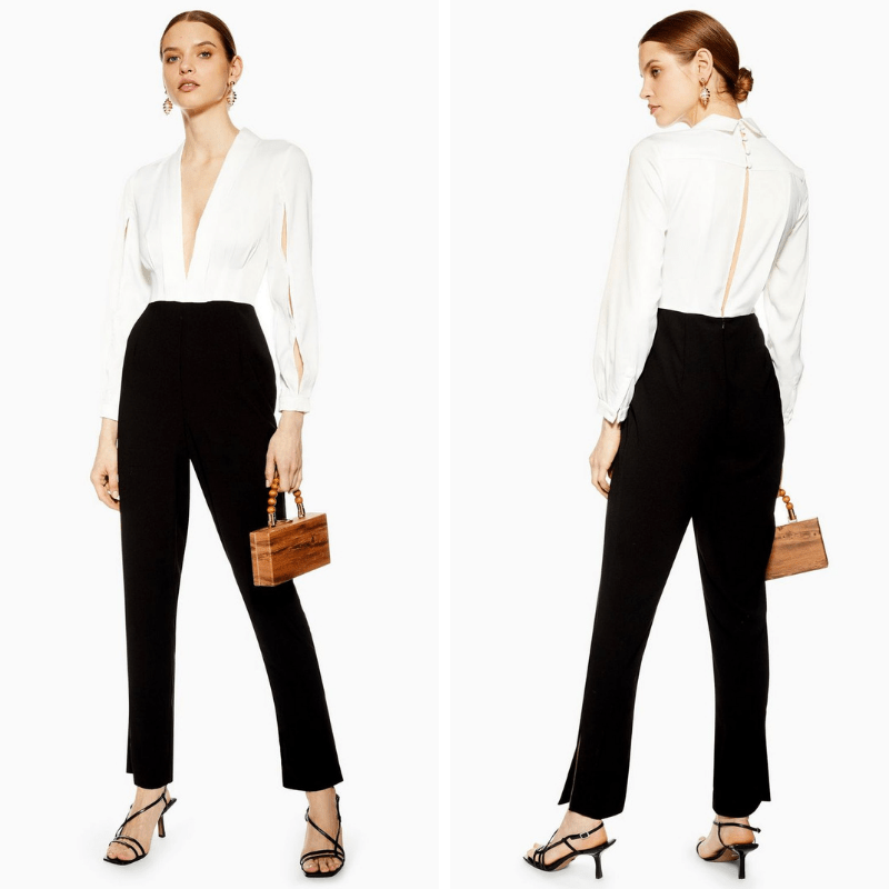 tenue-combinaison-pantalon-smoking-chicinvitée-mariage-topshop