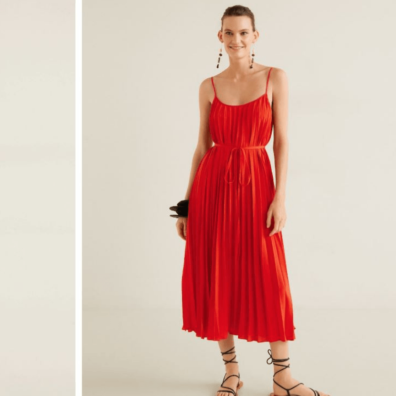 tenue-robe-invitée-mariage-rouge-mango