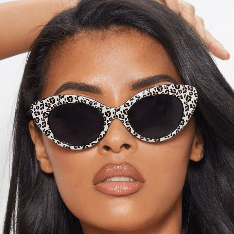 Lunettes-de-soleil-XXL leopard-Pretty-Little-Thing