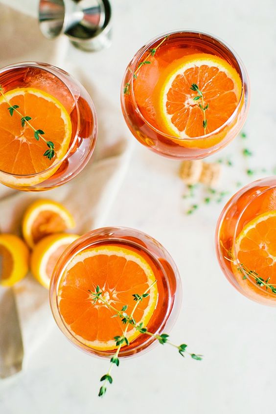 Aperol Spritz cocktail orange