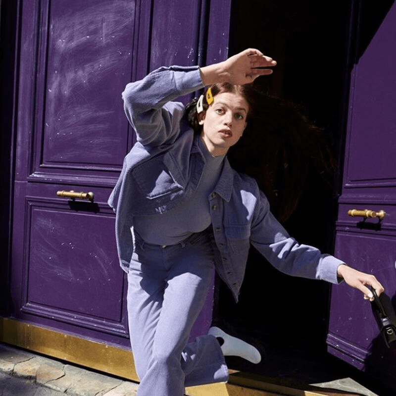 lilas-mauve-tendance-mode-veste-pantalon-velours-monki