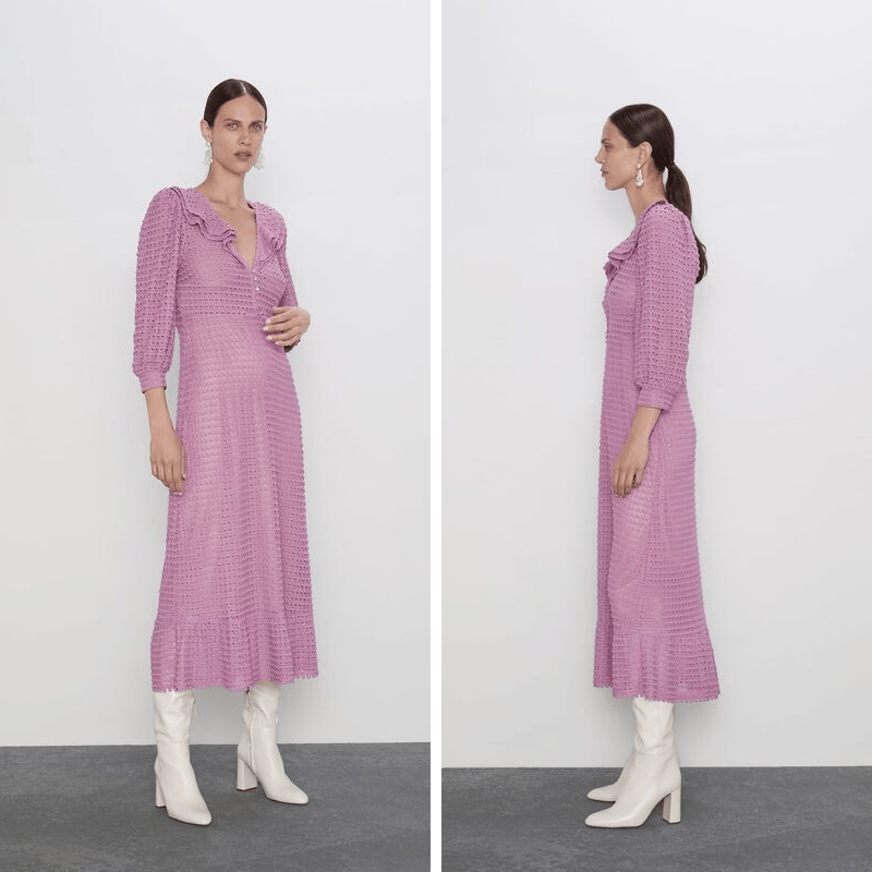 tendance-lilas-mauve-mode-zara-robe-longue